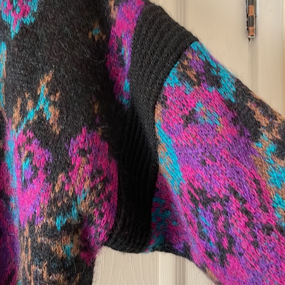 GORGEOUS VINTAGE  mohair cardigan 1990s 1980s - Picture 4 of 7